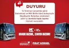 15 Temmuz’da Büyükşehir’den Ücretsiz Toplu Taşıma Hizmeti