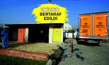 Bin 300 Ton Tıbbi Atık Bertaraf Edildi