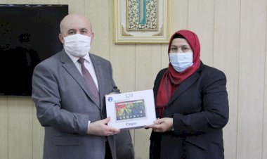 KAHRAMANMARAŞ MİLLETVEKİLİ HABİBE ÖÇAL'DAN 75 ADET TABLET BİLGİSAYAR BAĞIŞI