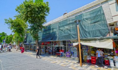 Kapalı Çarşı’da İkinci Etap Hızla Sürüyor