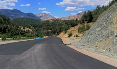 Ilıca Yolu’nda Genişletme ve Asfalt Tamam