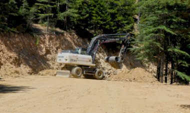 Yavşan Yaylası Yolu Yenileniyor