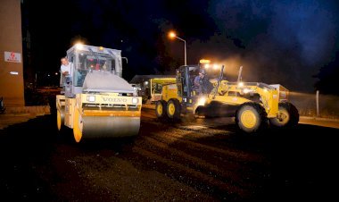 Dulkadiroğlu’ndan Güneşevler’de Asfalt  Çalışması