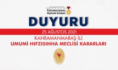 İl Umumi Hıfzıssıhha Meclis Kararı