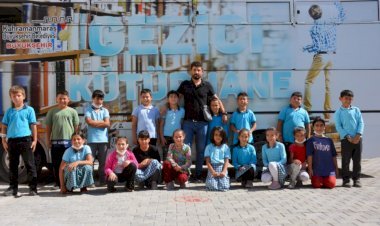 Gezici Kütüphane Pazarcık’ta