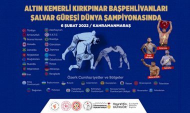 Şalvar Güreşi Dünya Şampiyonası Kahramanmaraş’ta