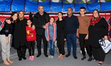 Başkan Güngör, Kılavuzlu Geçici Barınma Merkezi’nde