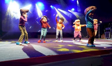 MİNİKLER FUARDA RAFADAN TAYFA İLE EĞLENCEYE DOYDU