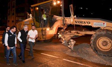 Başkan Görgel, Taşkın Hasarını Gidermeye Çalışan Ekiplerin Başında