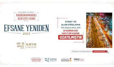 Geleneksel Ağustos Fuarı Esnaf Başvuruları 25 Haziran Akşamına Kadar Uzatıldı!