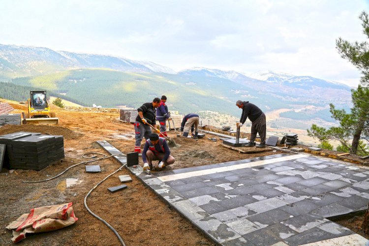 Seyir Terası Çalışmaları Tamamlanıyor