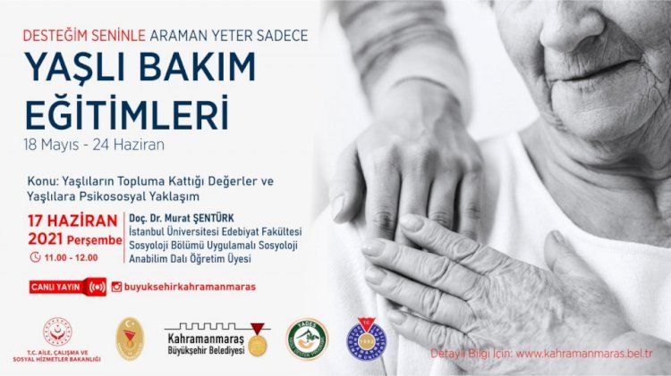 Doç. Dr. Şentürk’le “Yaşlıların Topluma Kattığı Değerler”