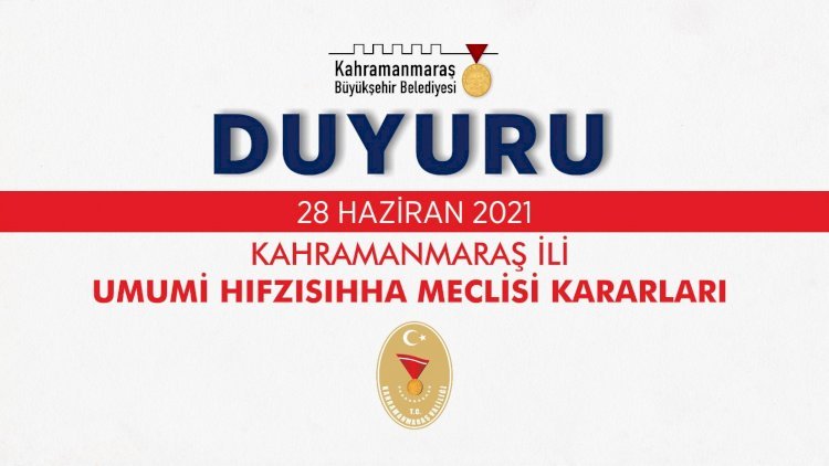 İl Umumi Hıfzıssıhha Meclis Kararı