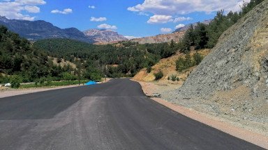 Ilıca Yolu’nda Genişletme ve Asfalt Tamam