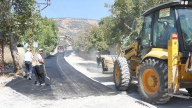 Gafarlı’nın Yolları Büyükşehir’le Yenilendi