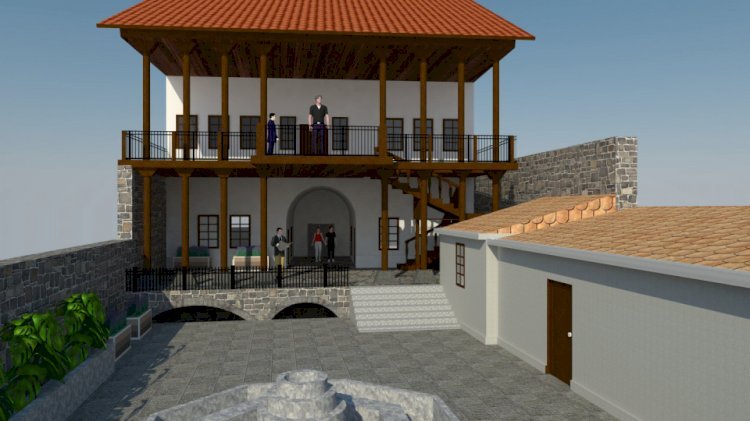 Arslanbey Konağı’nda Restorasyon Çalışmaları Sürüyor