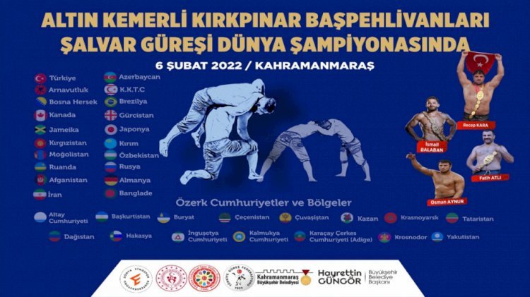 Dünya Güreş Şampiyonası Kahramanmaraş’ta