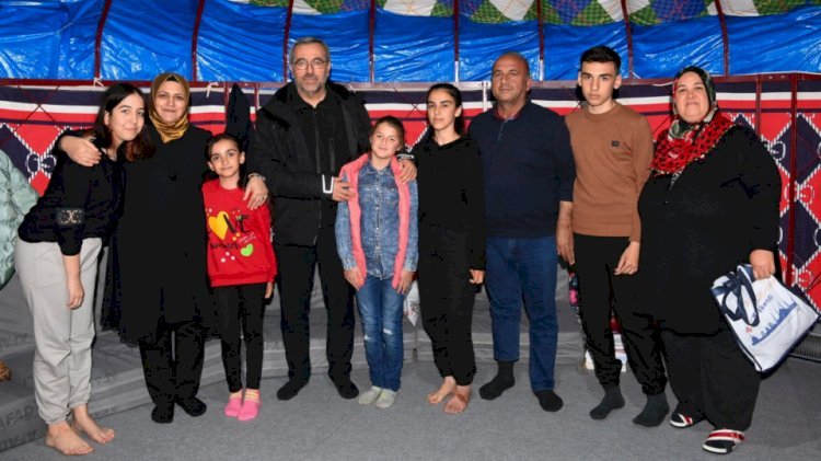 Başkan Güngör, Kılavuzlu Geçici Barınma Merkezi’nde