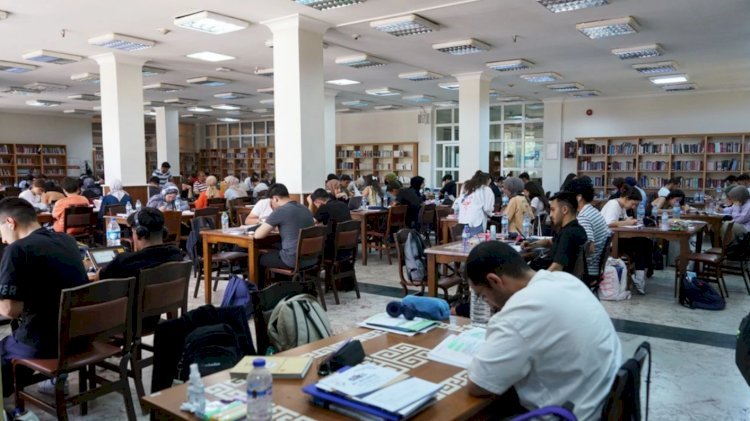 Sınavlara Büyükşehir’in kütüphanelerinde hazırlanıyorlar