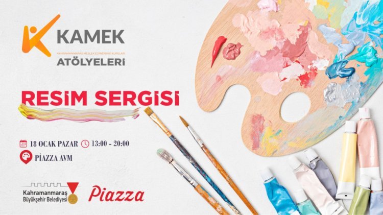 KAMEK’ten Renkli Final; Yıl Sonu Resim Sergisi Sanatseverlerle Buluşuyor